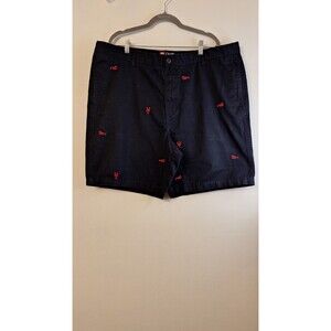 CHAPS MEN‎ NAVY BLUE LOBSTER CRAWFISH OUTDOORS NATURE CASUAL CHINO SHORTS MEN 42